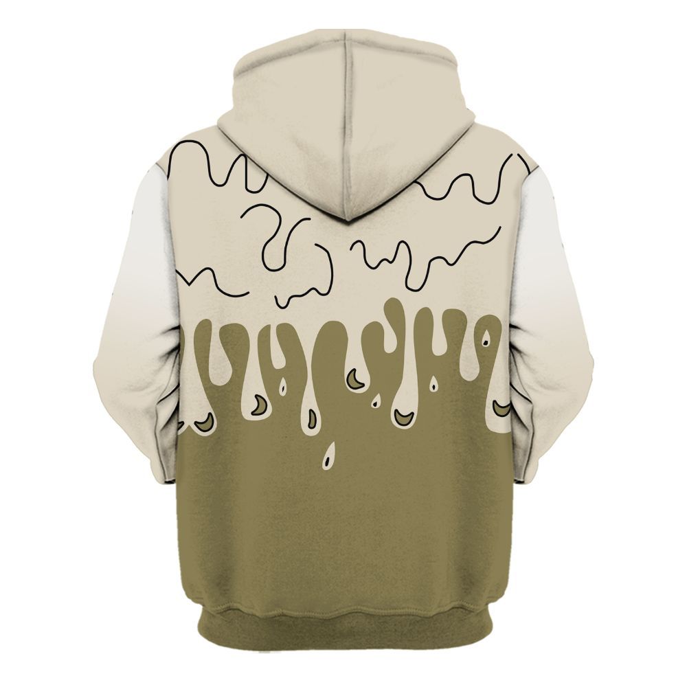 Hoodie To Match Sail Neutral Olive 6s - Loser Lover Dripping All Over Print