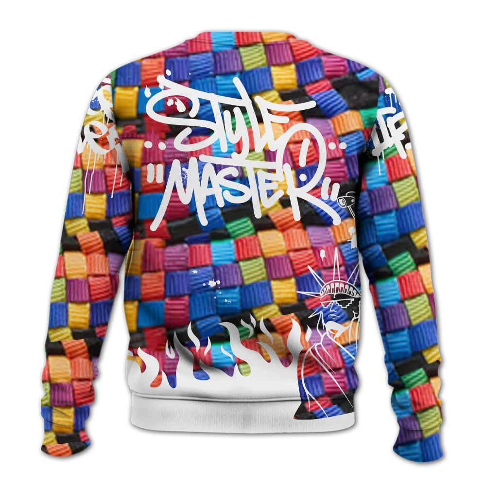 Sweatshirt To Match Air Rainbow Weave - Graphic Fck Around Find Out All Over Print