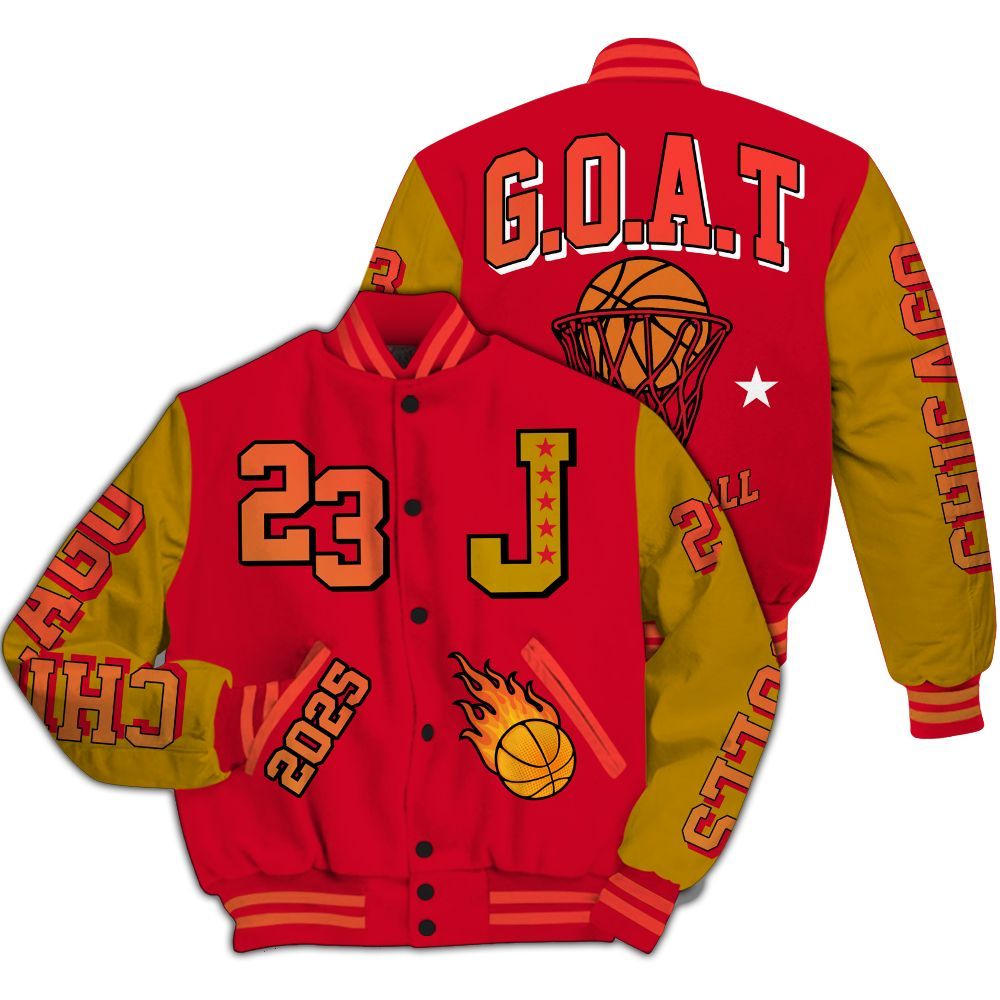 Varsity Jacket To Match Ja 3 Raptor - Chicago 23 Basketball All Over Print