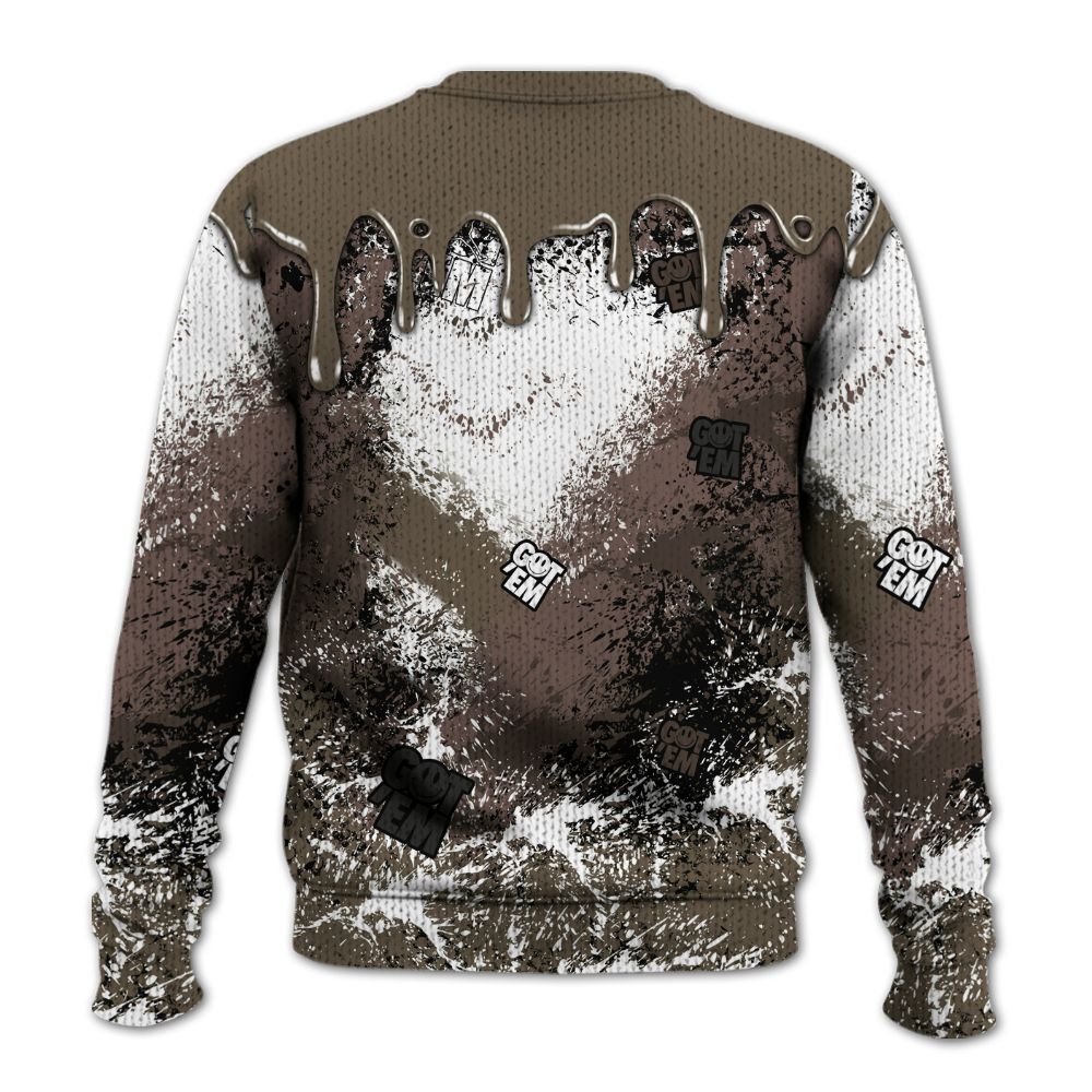 Sweater To Match AMM Dark Mocha 4s - Dripping 23 Drip Graphic