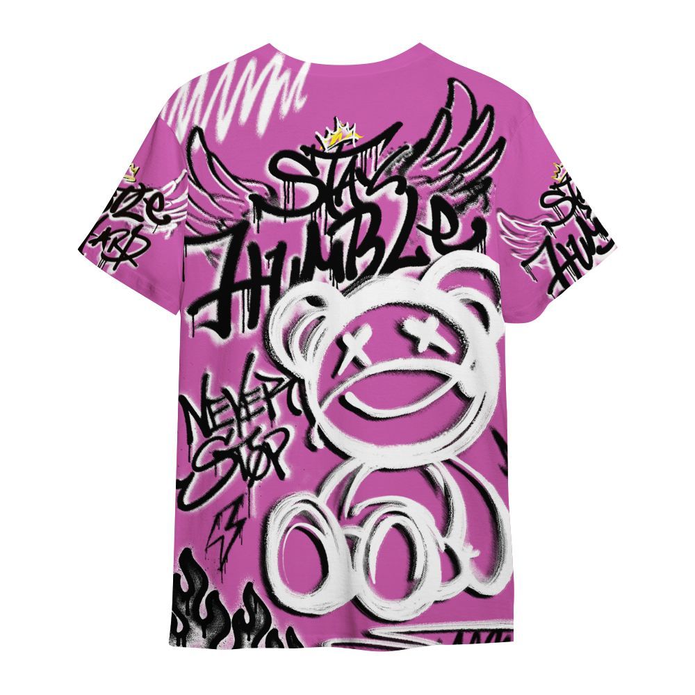 Shirt To Match Hyper Violet 4s - Humble Drip Streetwear Graffity All Over Print
