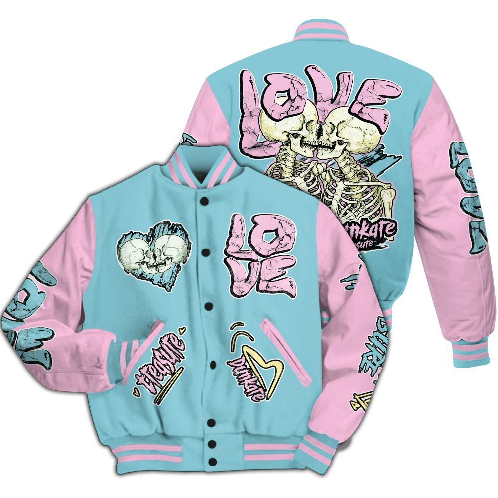 Varsity Jacket To Match SB Dunk Low Visty - Skull Bear All Over Print