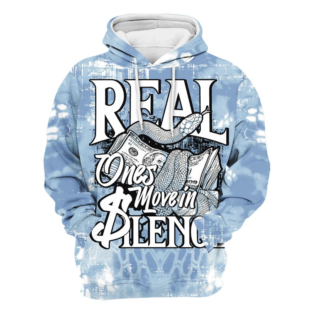 Hoodie To Match Forget Me Not 4s - Snake Move In Silence All Over Print