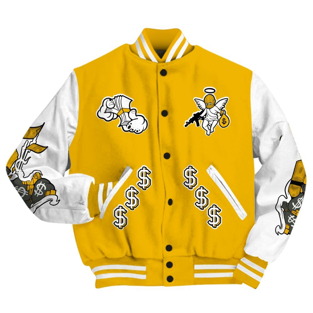 Varsity Jacket To Match Del Sol 13s - Ones Move In Silence Graphic All Over Print