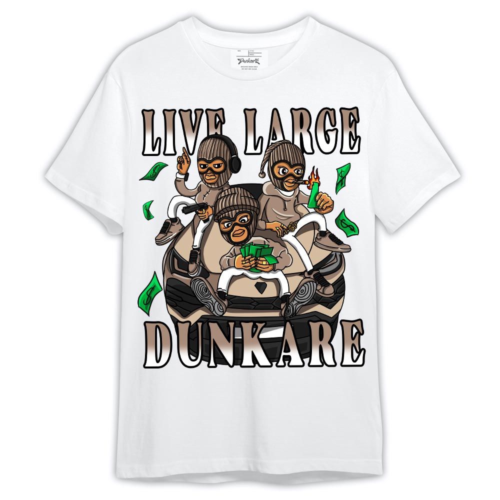 Shirt To Match OG Latte 1s - Live Large Shirt Outfit 1005 TCD