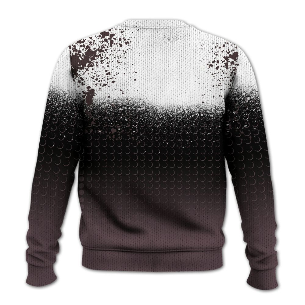 Knitted Sweater To Match AMM Black 3s - Halftone Time Is Money