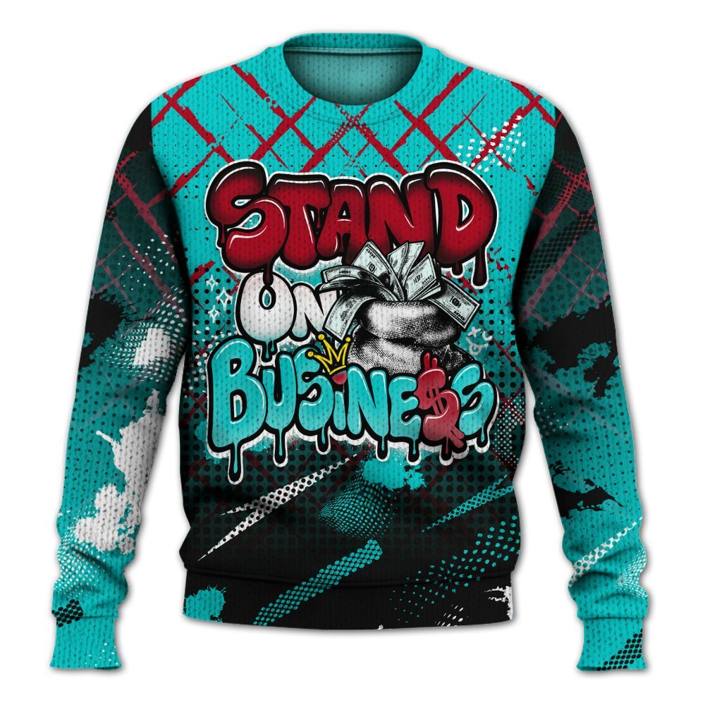 Sweater To Match Air Griffey Max 1 Freshwater - Halftone Stand Business Dripping Graphic