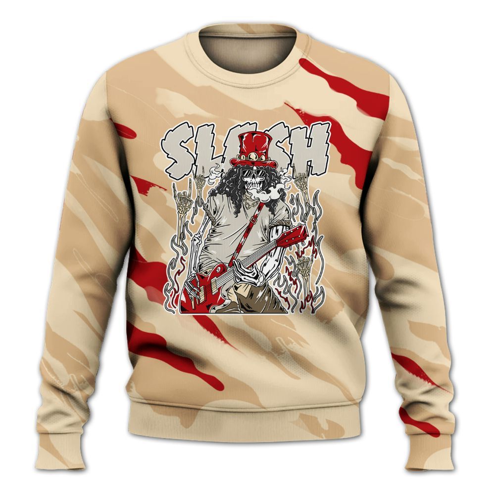 Sweatshirt To Match Dunk Low Strawberry Waffle - Slash Skeleton Colored All Over Print