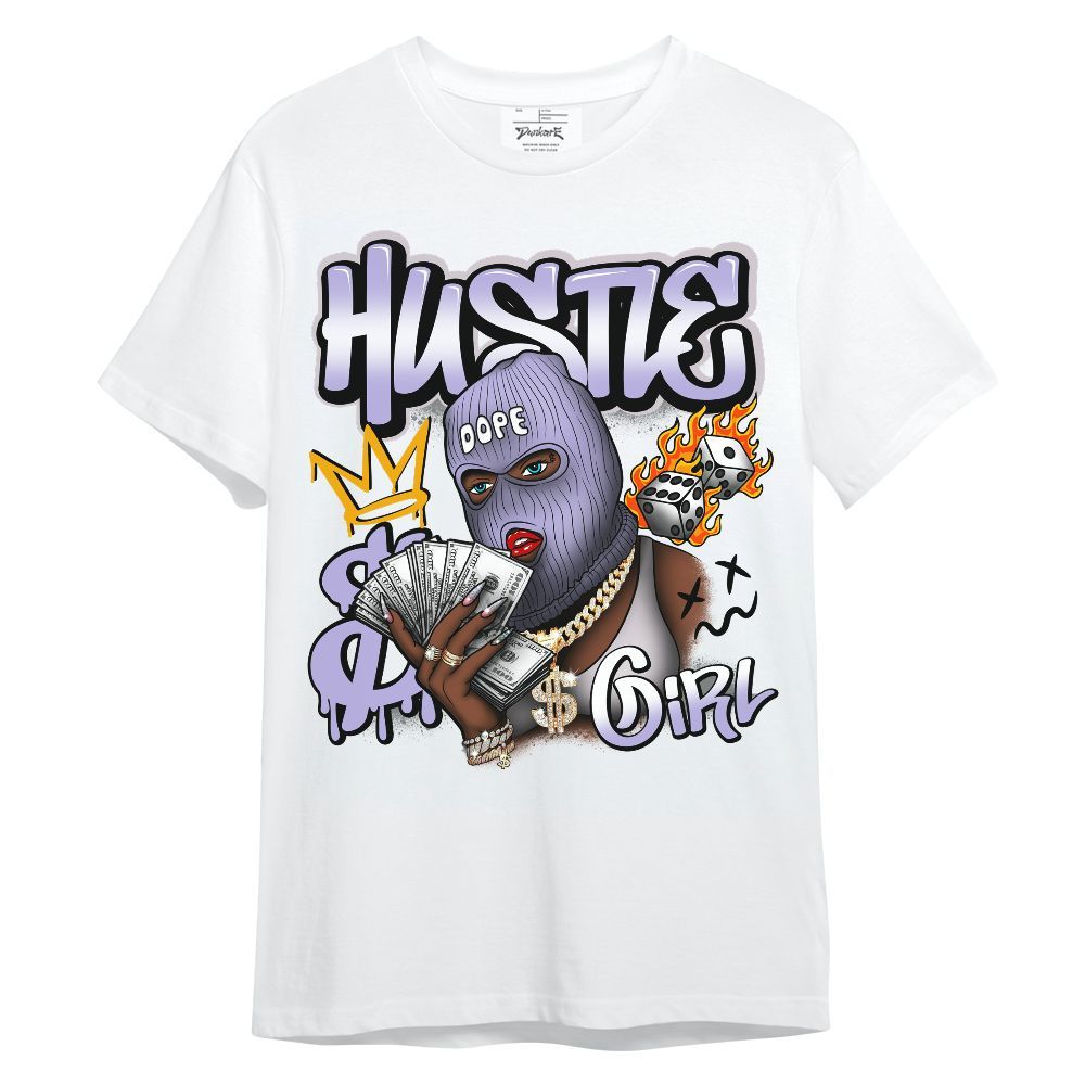 Shirt To Match Low Pure Violet 11s - Money Hustles Girl Streetwear Unisex Shirt