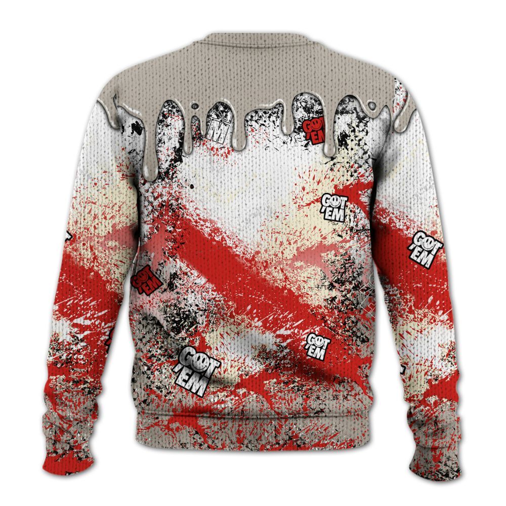 Knitted Sweater To Match Low OG Phantom 1s - Dripping 23 Drip