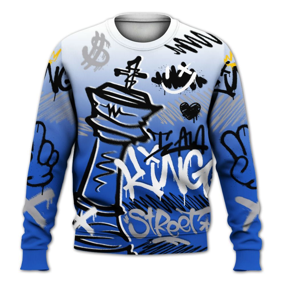 Sweatshirt To Match Retro Stealth 5s - Street King Chess Streetwear All Over Print