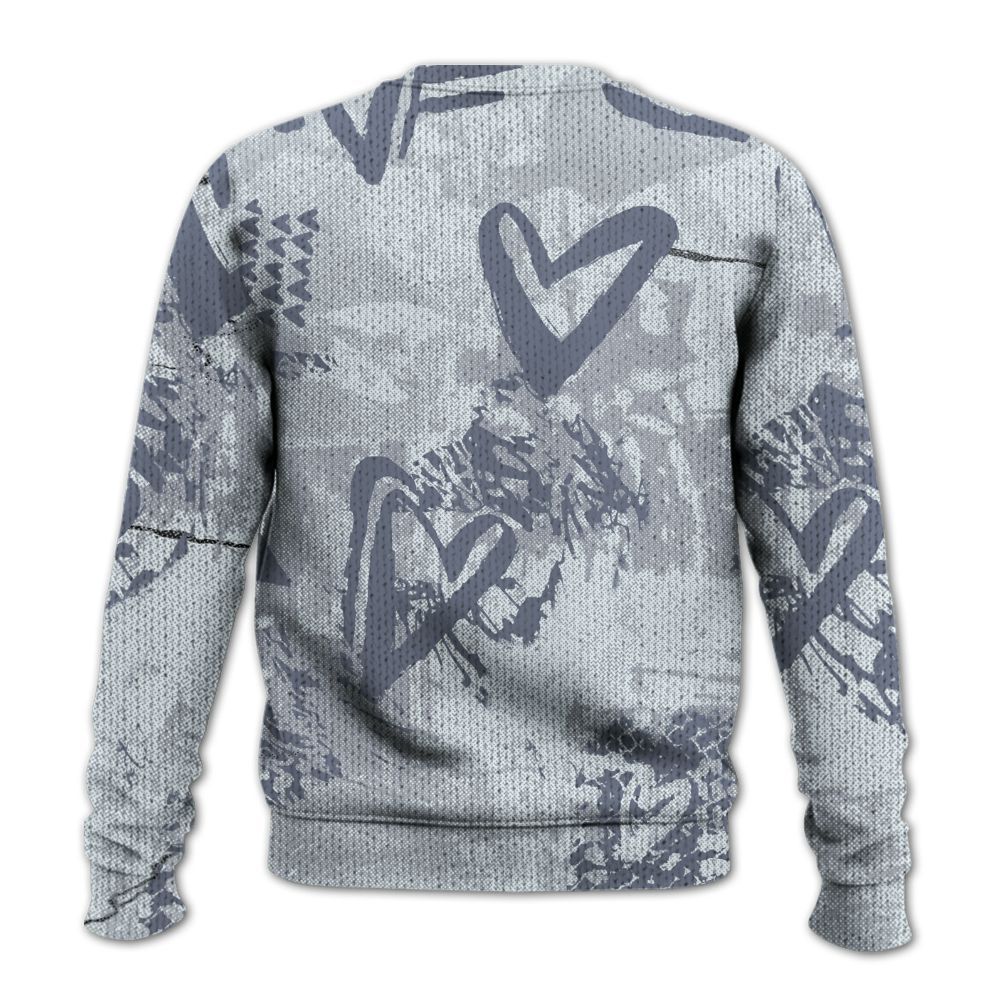Knitted Sweater To Match Air Foamposite Jin Kazama - Sneakerz Girlz Heart Grunge