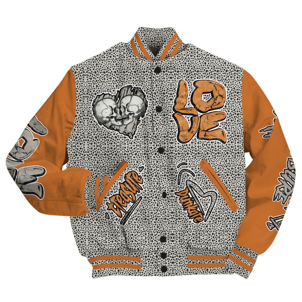 Varsity Jacket To Match Air Max 1 Safari 2024 - Skull Bear All Over Print