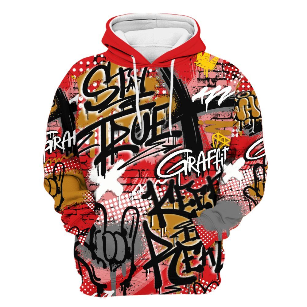 Hoodie To Match Scoot Zeros Retro Portland - True It Real Graffiti Streetwear All Over Print
