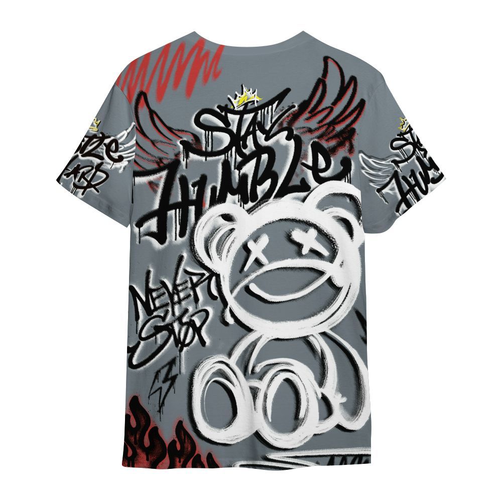 Shirt To Match Wolf Grey 13s - Humble Drip Streetwear Graffity All Over Print