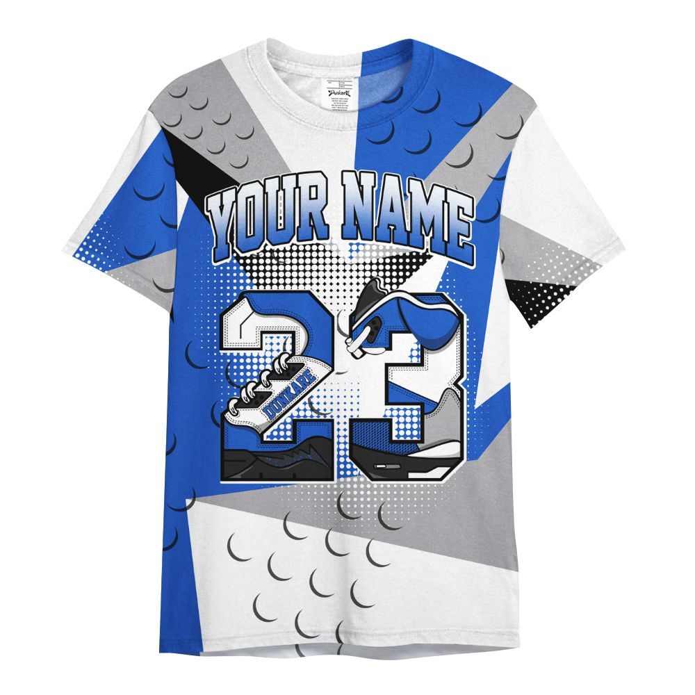 Shirt To Match Retro Stealth 5s - Poly Custom Name Number 23 5s All Over Print