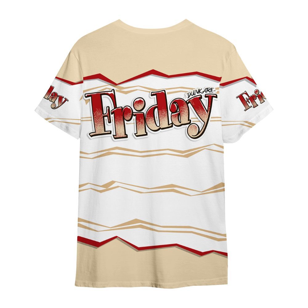 Shirt To Match Dunk Low Strawberry Waffle - Friday Movie 90s TV All Over Print