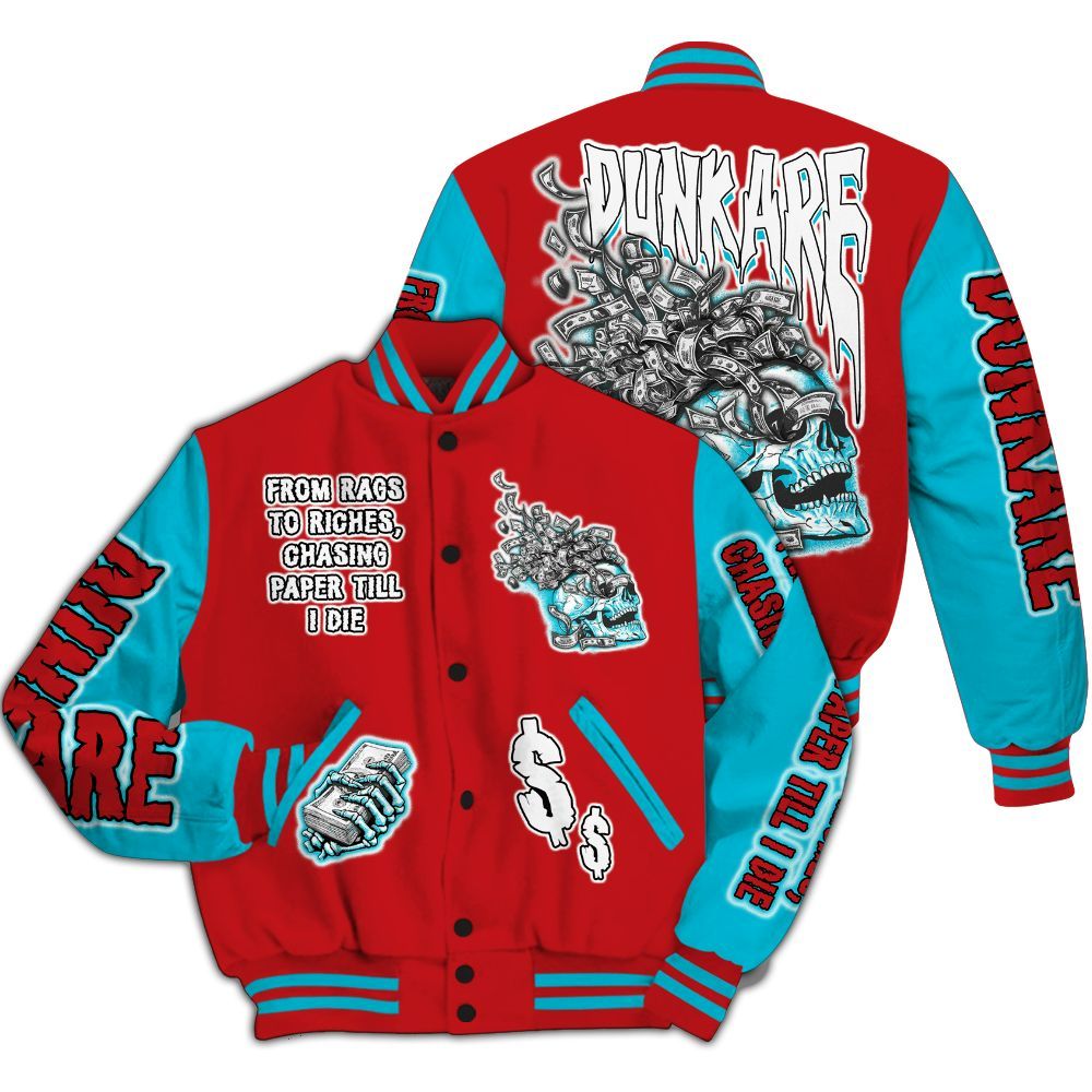 Varsity Jacket To Match Dunk Low Fruity Pebbles - From Rags To Riches All Over Print