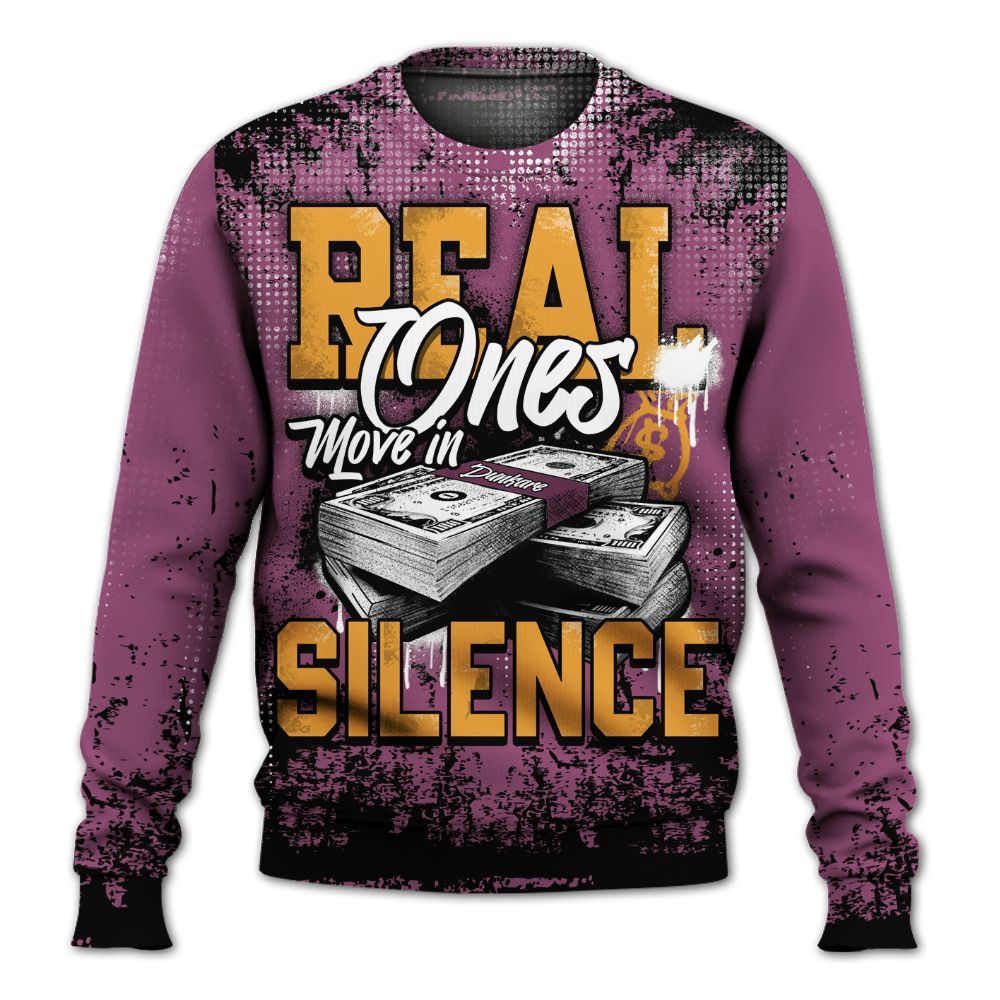 Sweatshirt To Match High OG Brotherhood 1s - Move In Silence Money Street Retro All Over Print