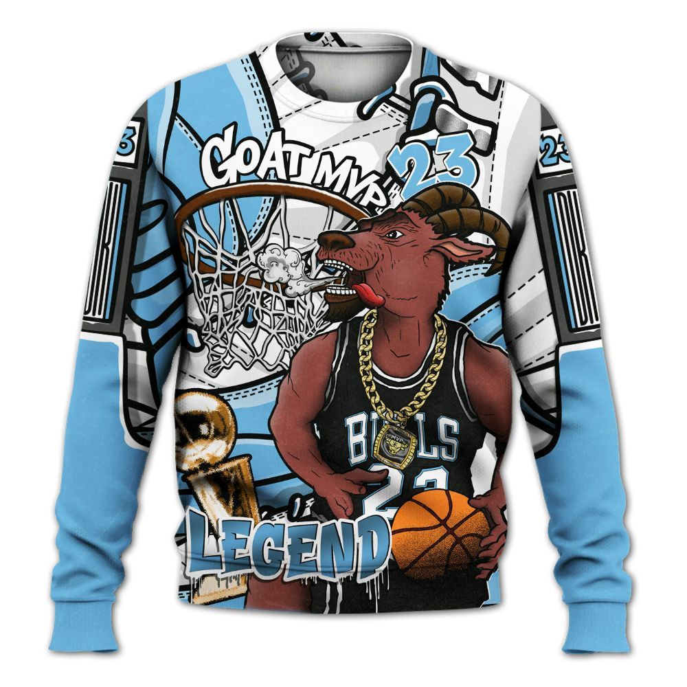 Sweatshirt To Match Melo 12s - 23 Goat JD All Over Print