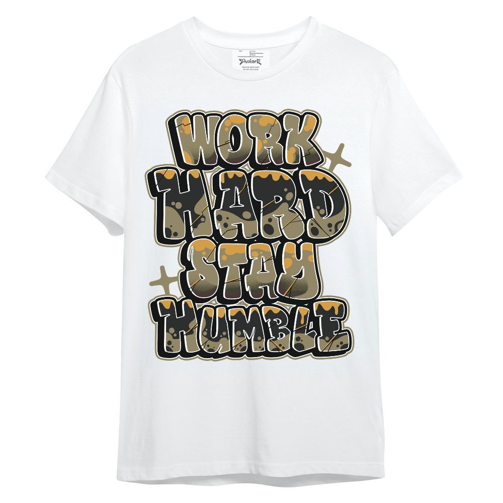 Shirt To Match Black Olive 7s - Working Hard And Humble Graphic Unisex Shirt