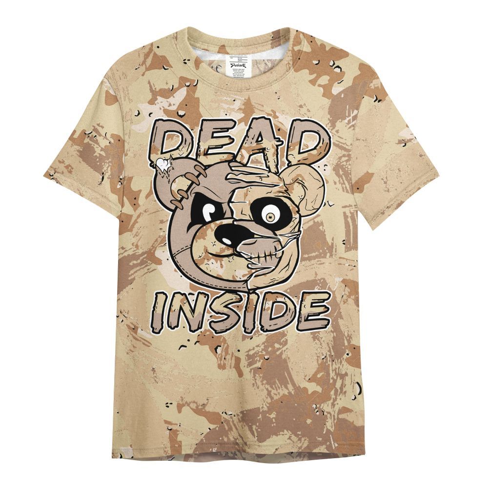 Shirt To Match Desert Camo 3s - Lifeless Bear Circle Slpash All Over Print