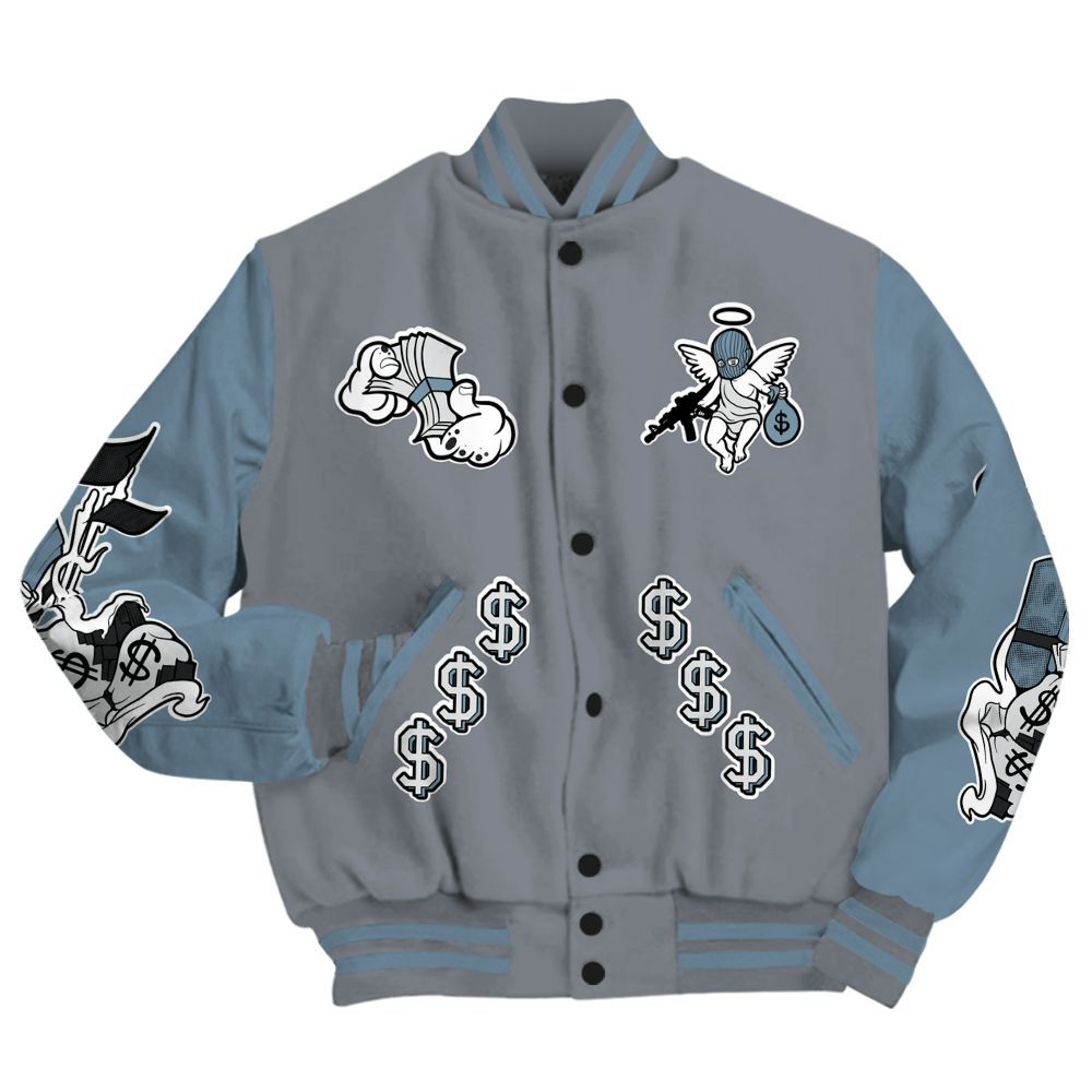 Varsity Jacket To Match Air Max DN Silver Bullet - Ones Move In Silence Graphic All Over Print