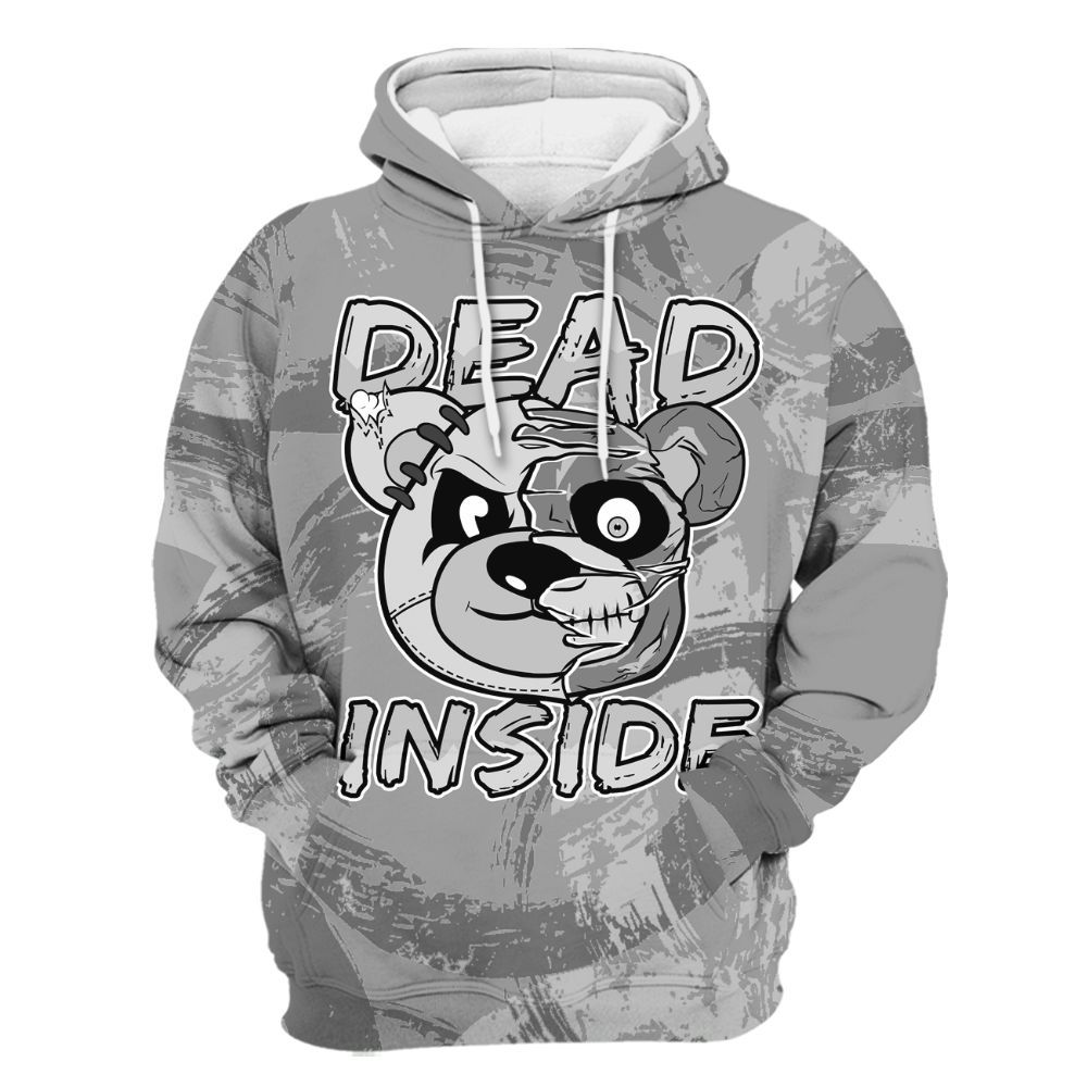 Hoodie To Match Black Wolf Grey 12s - Lifeless Bear Circle Slpash All Over Print