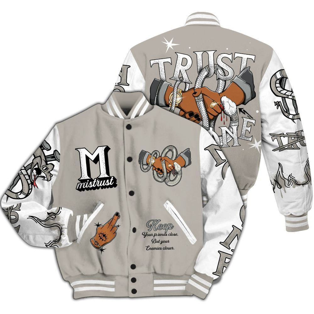 Varsity Jacket To Match Dunk Low Appears Oreo - Trust No One Snake-Bite Street Style All Over Print
