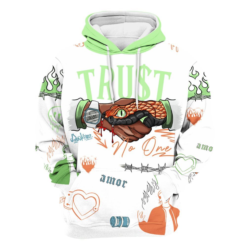 Hoodie To Match Kobe 9 Elite What The - Snake Trust No One All Over Print