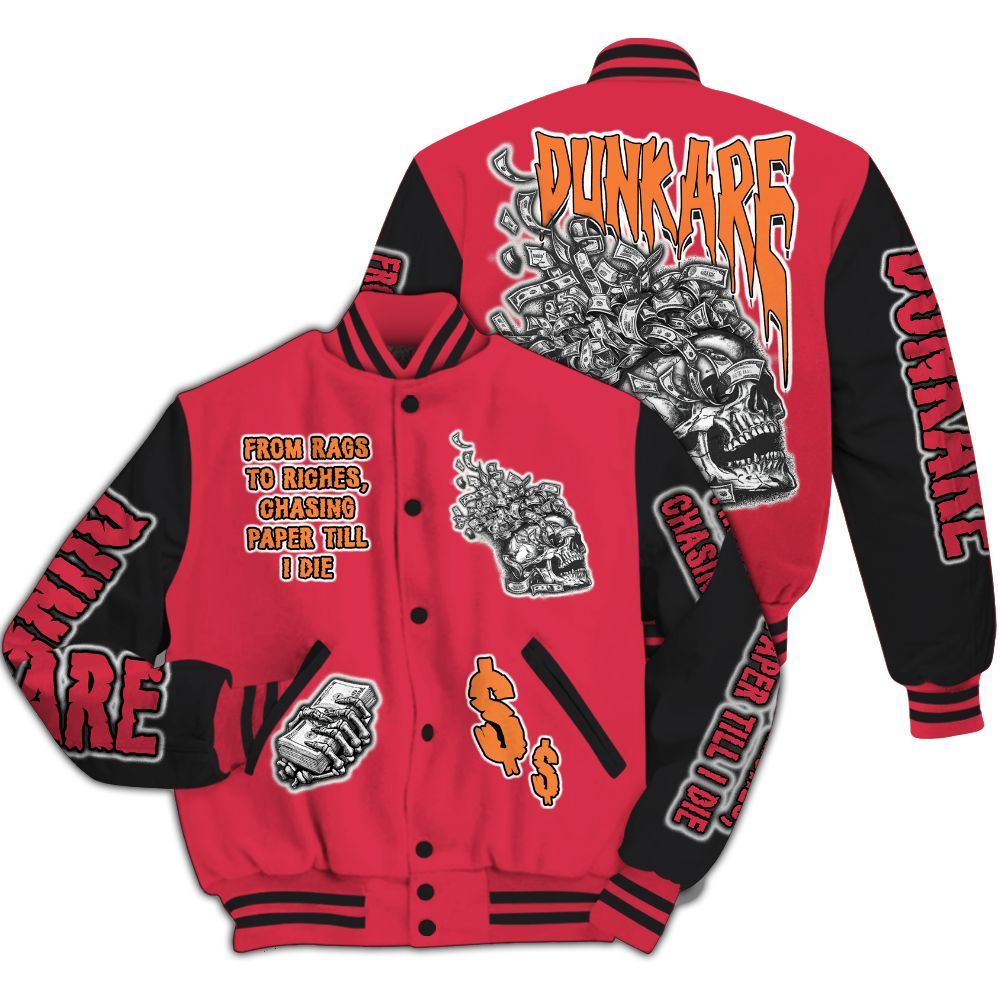 Varsity Jacket To Match Air Max Portal Bright Ceramic - From Rags To Riches All Over Print