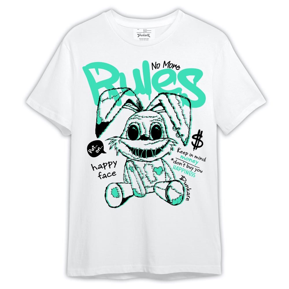 Shirt To Match Shirt No More Rules, 3 Green Glow T-- To Match Sneaker Black Green Glow 3s Graphic Tee 1504 LTRP