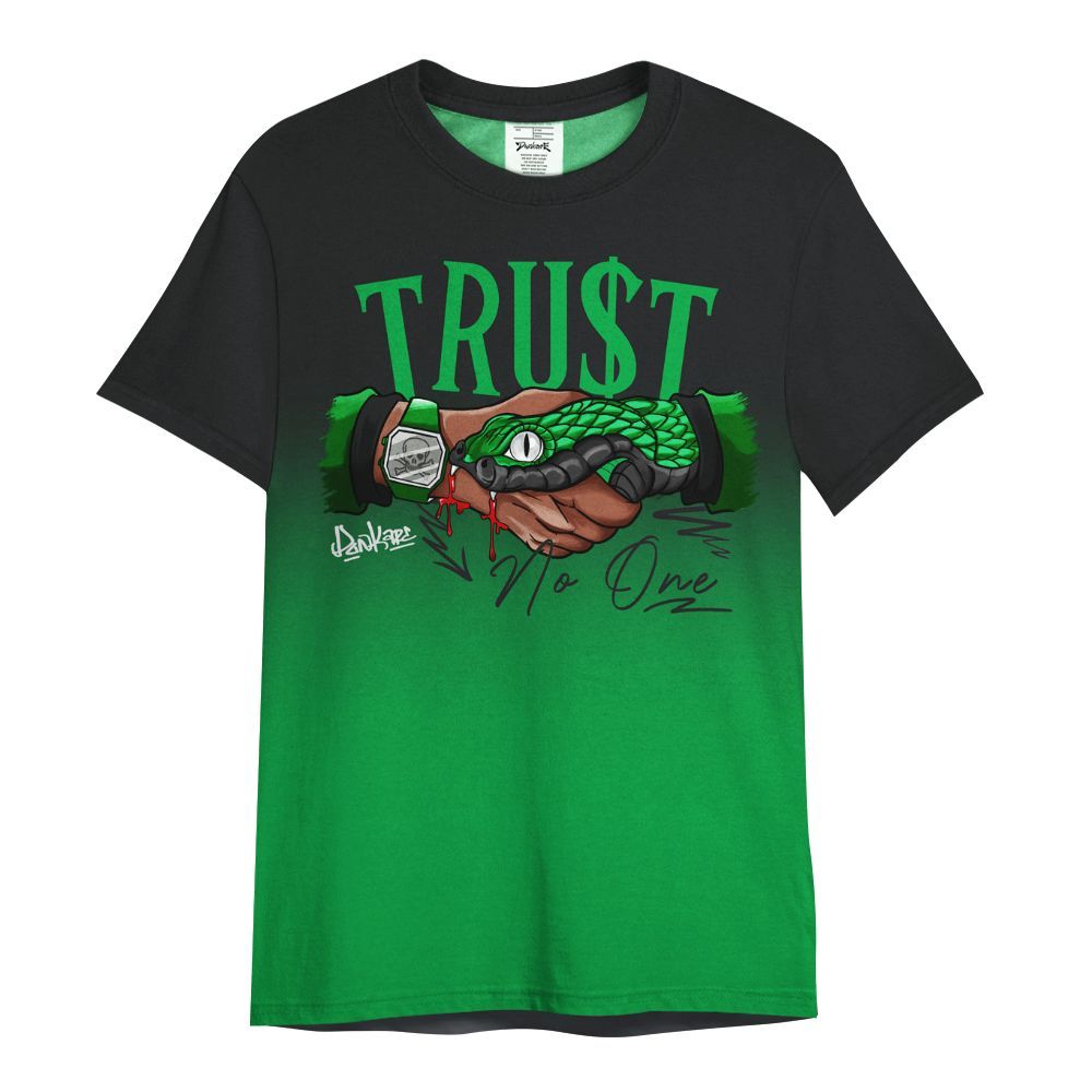 Shirt To Match Low Lucky Green 1s - Snake Trust No One Drip All Over Print
