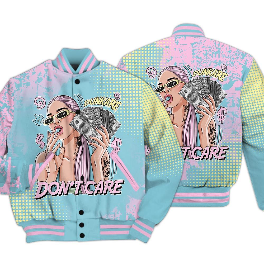 Varsity Jacket To Match SB Dunk Low Visty - IDC Unique Glitch Dot Varsity Jacket Unisex