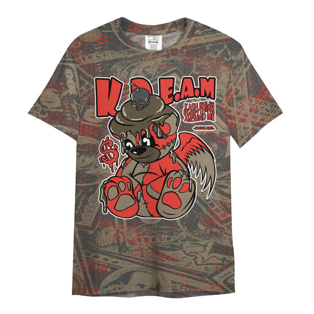 Shirt To Match Olive 9s - Loot Bear All Over Print