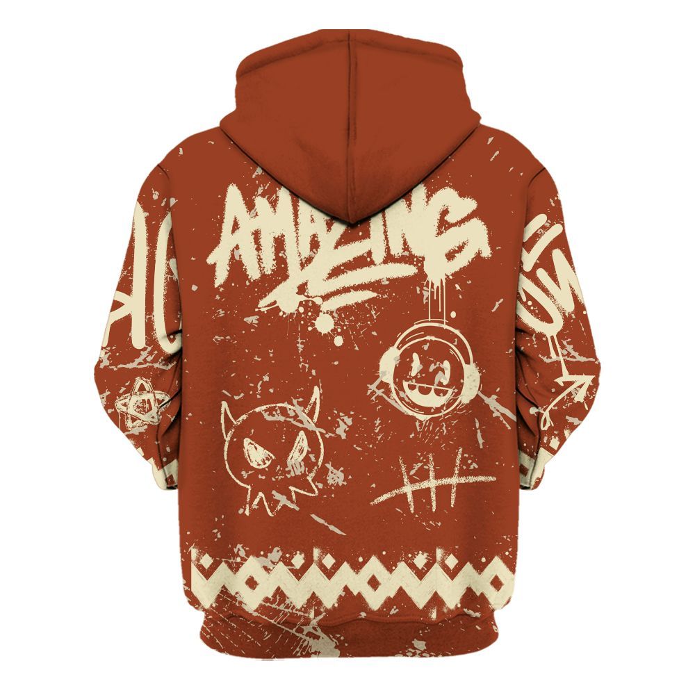 Hoodie To Match Retro Eastside Golf 12s - Friday Sneaker Crayon All Over Print