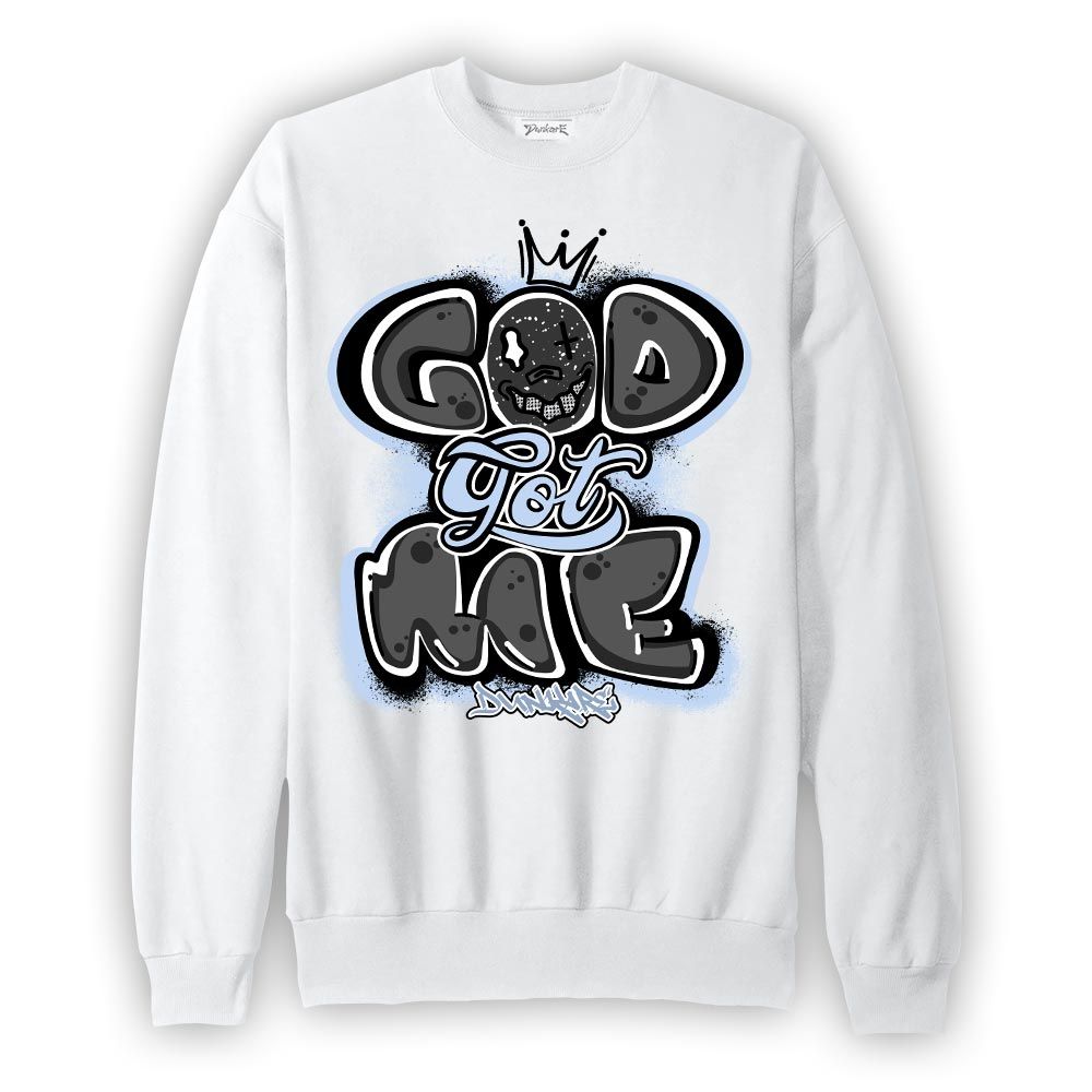 Sweatshirt To match Reverse Black White 6s Sweatshirt - God Got Graffiti Graphic