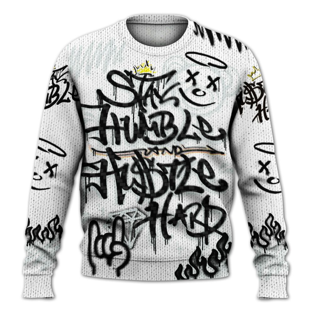 Knitted Sweater To Match Kobe 9 Elite Protro Halo - Humble Drip Streetwear Graffity