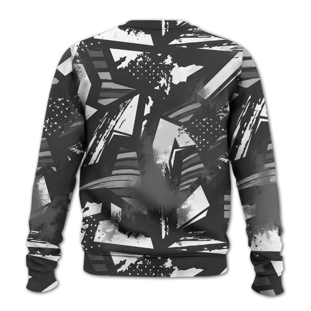 Sweatshirt To Match Paris Cement Grey 4s - This That Sauce Retro All Over Print