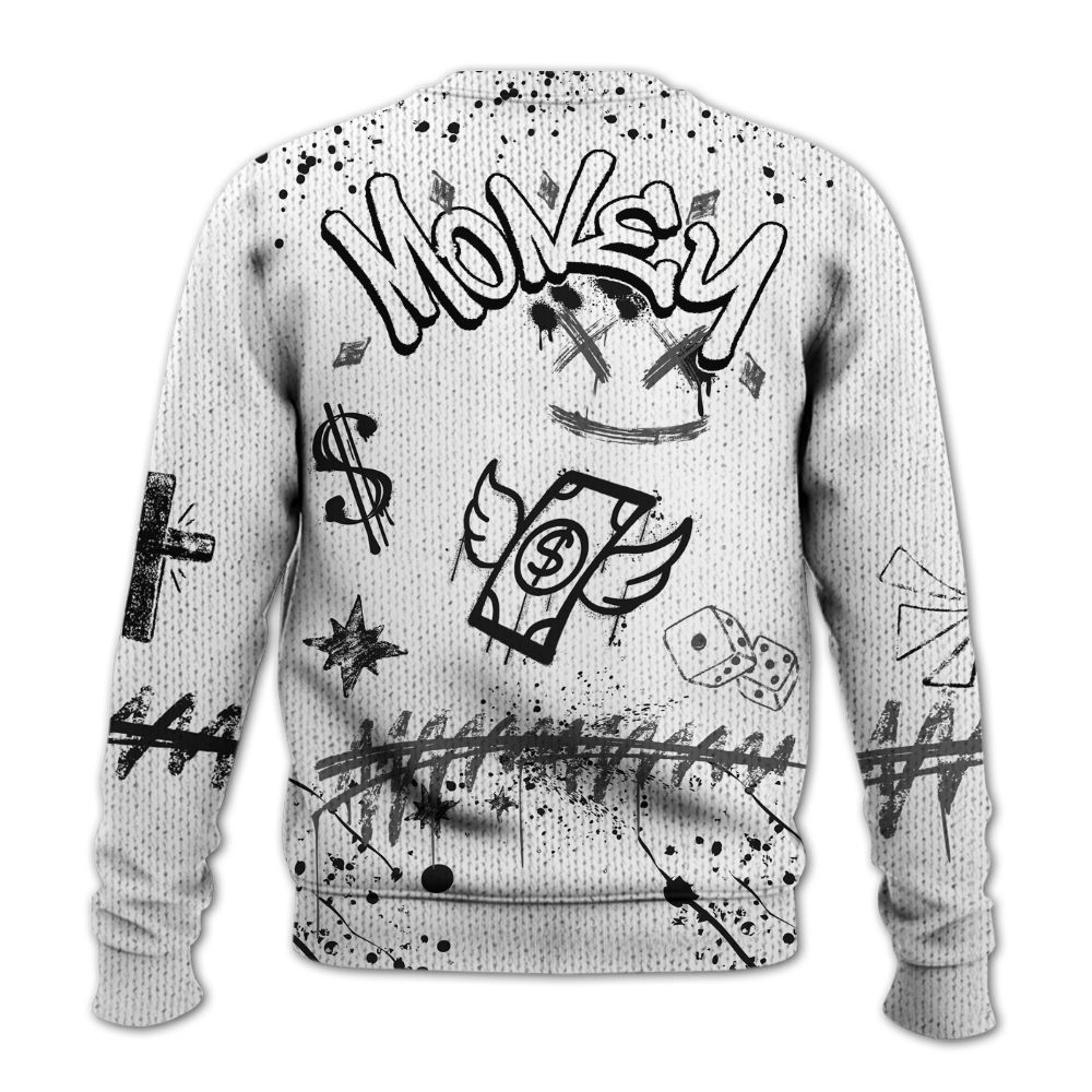 Sweater To Match Low Black Pack 14s - Everybody Paid In Full Crayon Graphic