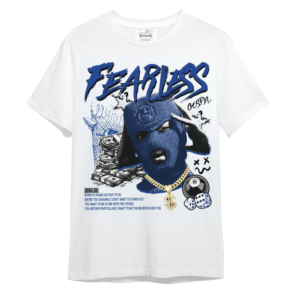 Shirt To Match Air Foamposite One Royal - Fearless Gospel Streetwear Money Unisex Shirt