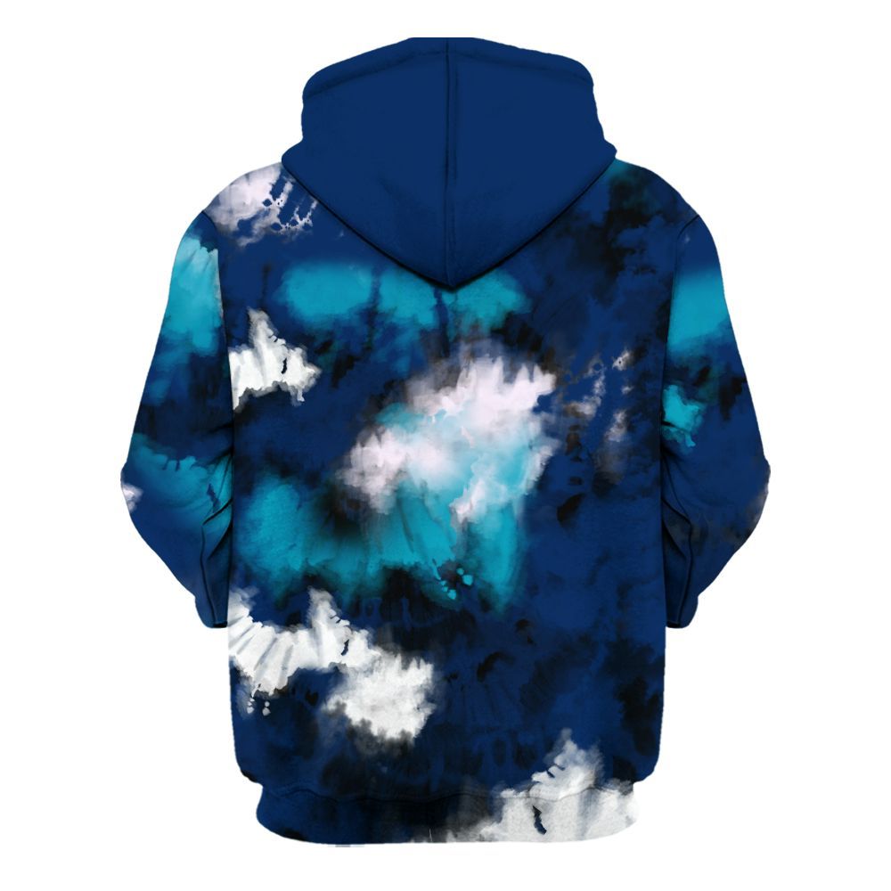 Hoodie To Match Kobe 5 X-Ray - God Blessed Tie Dye All Over Print