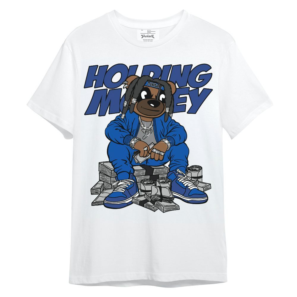 Shirt To Match Racer Blue 5s - Possessing Moneys Bear Unisex Shirt