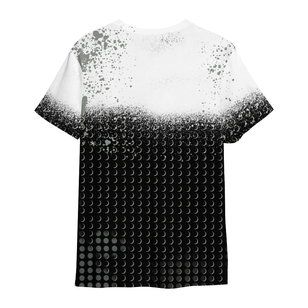 Shirt To Match Paris Cement Grey 4s - Halftone Time Is Money All Over Print