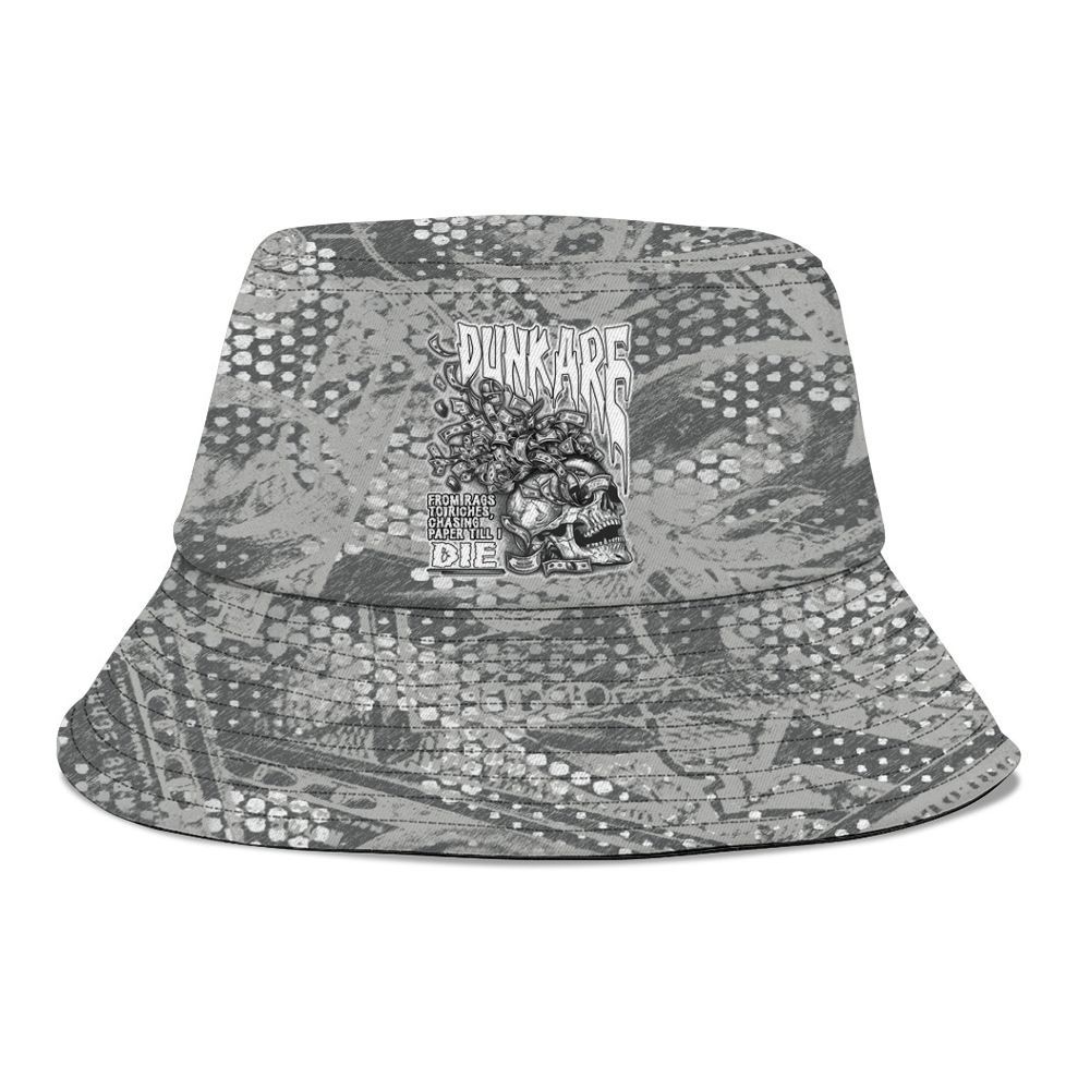 Bucket Hat To Match Retro Wet Cement 4s - From Rags To Riches Graphic