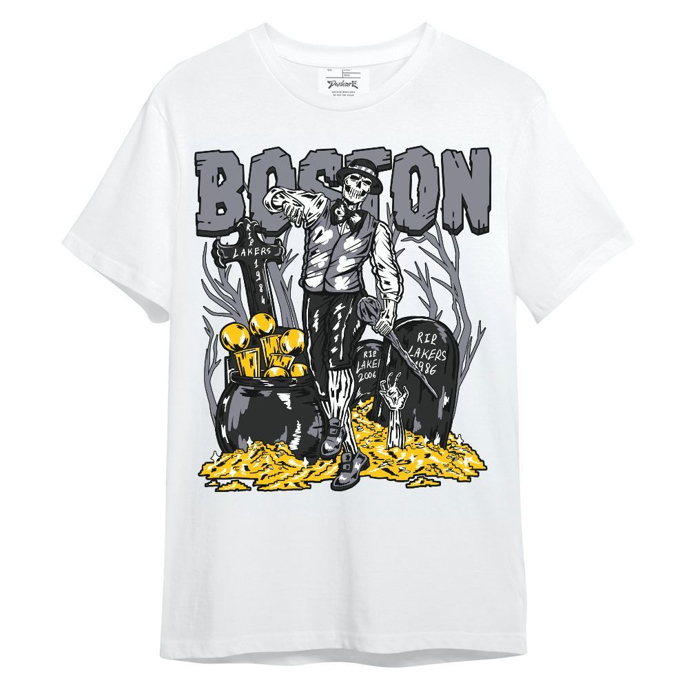 Shirt To Match Retro Black Flint 13s - Goldrush Skeleton Unisex Shirt