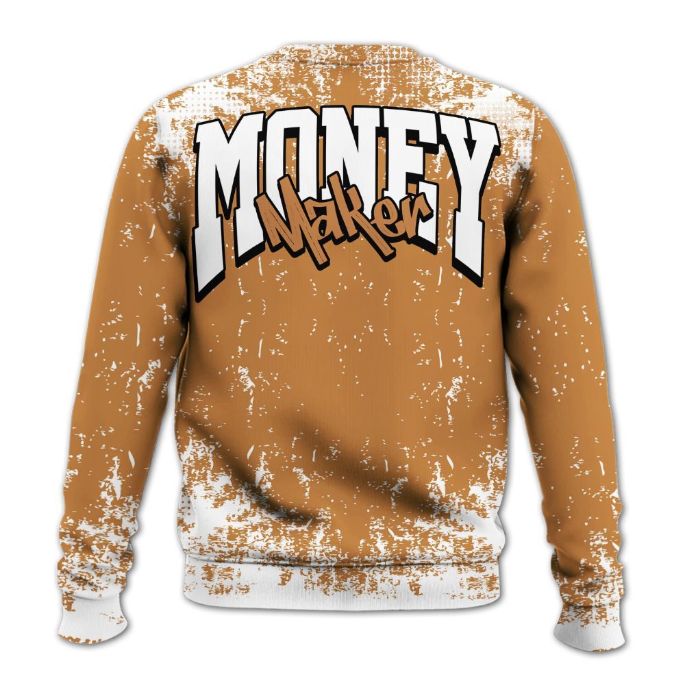 Sweatshirt To Match Dunk Low Nature Wheat Suede - Move In Silence Money Street Retro All Over Print