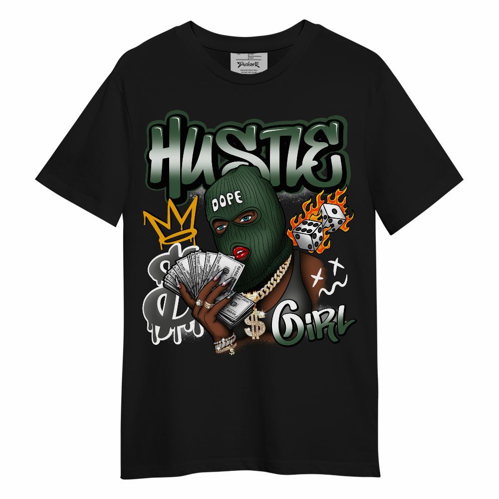 Shirt To Match Dunk Low Skateboards Black - Money Hustles Girl Streetwear Unisex Shirt