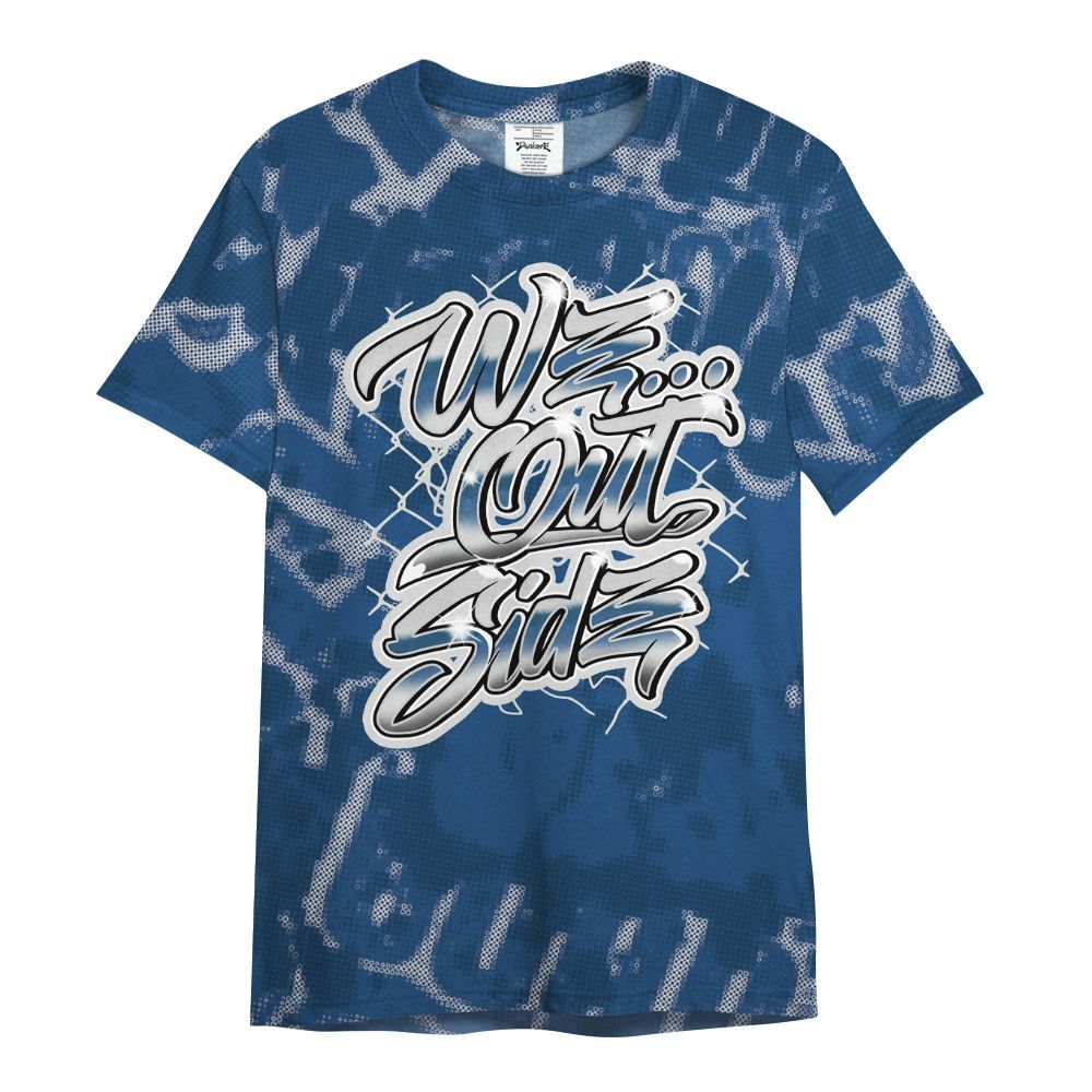 Shirt To Match High OG Midnight Navy 1s - We OutSider Graphic Street All Over Print