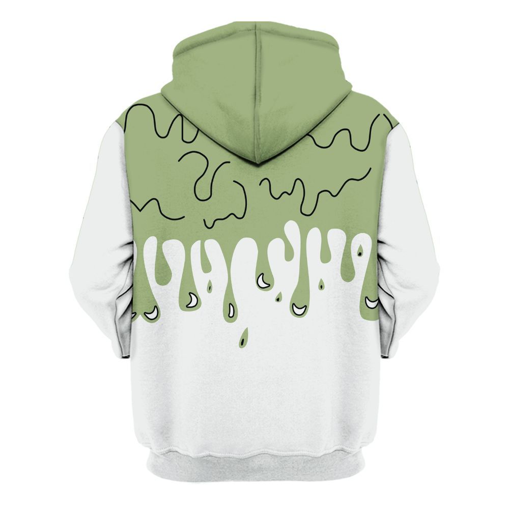 Hoodie To Match Oil Green 4s - Snake Trust No One Drip All Over Print